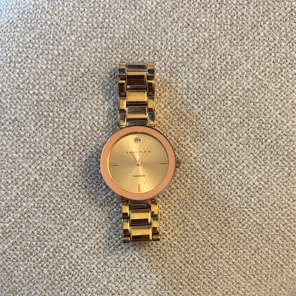 Anne Klein Diamond Dial Bracelet Watch